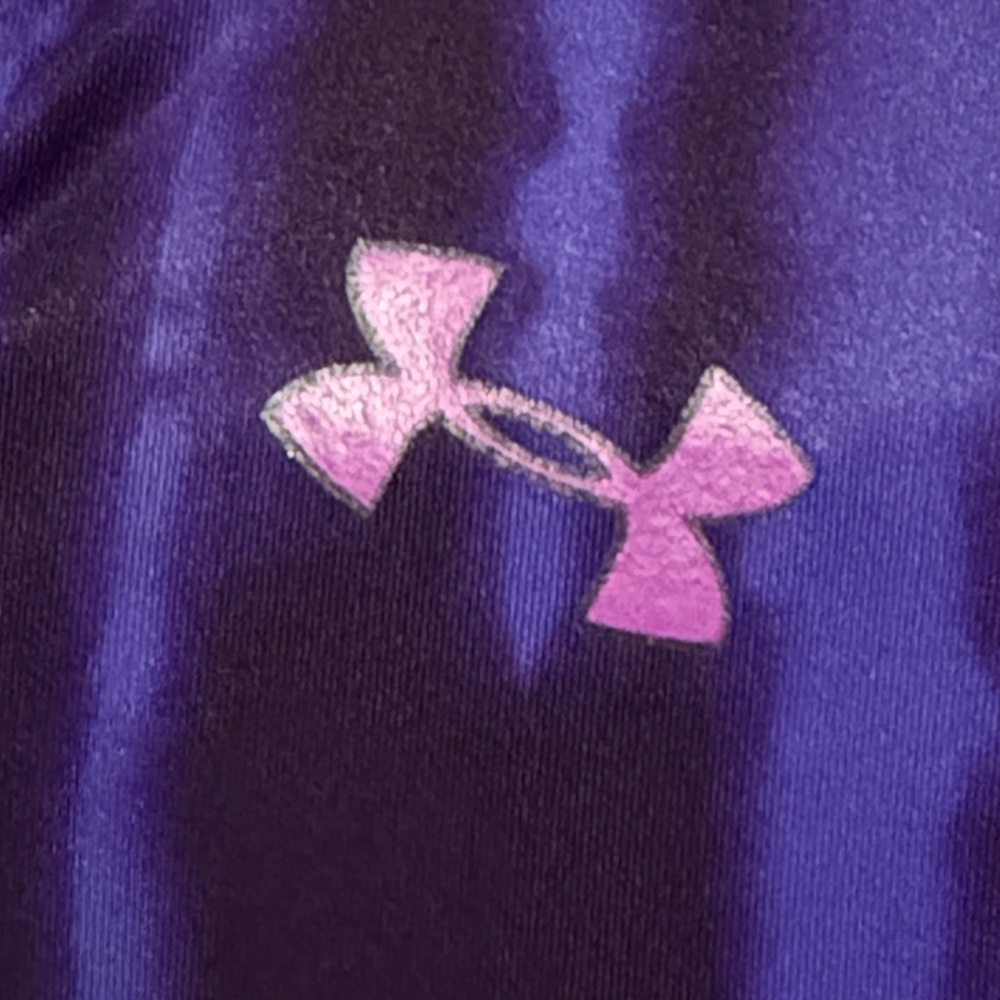 Under Armour Women's Purple Short Sleeve Tee - Picture 2 of 5
